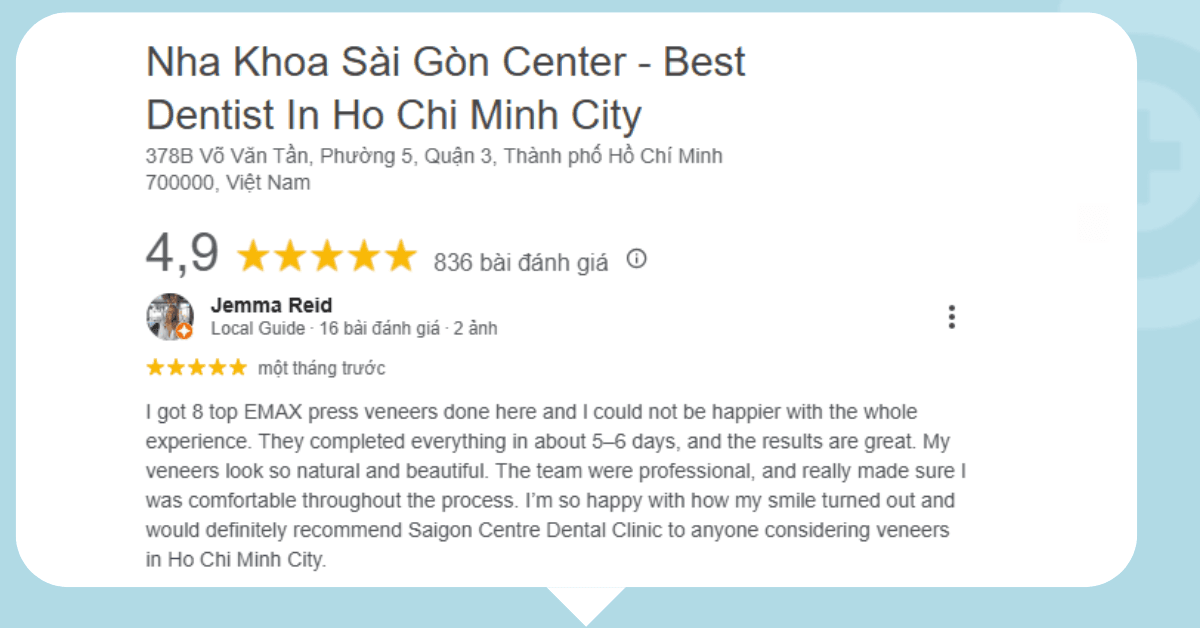 Review dental crown in Vietnam