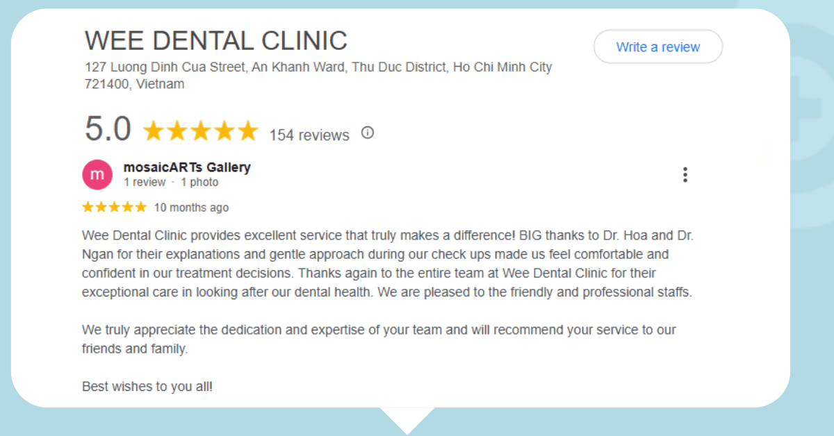 Review Dental clinic in Vietnam